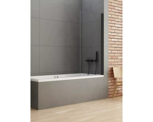 заказать Шторка для ванны NEW TRENDY NEW SOLEO BLACK 70x140 P-0039 (черный) в магазине сантехники Elit-san.ru Шторка для ванны NEW TRENDY NEW SOLEO BLACK 70x140 P-0039 (черный) Elit-san.ru