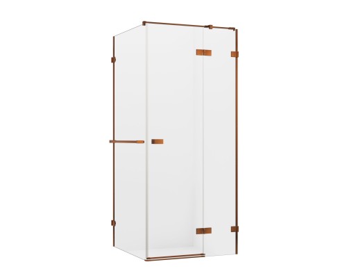 Душевое ограждение NEW TRENDY AVEXA COPPER BRUSHED R 80x90x200 EXK-3637 (брашированная медь) Elit-san.ru