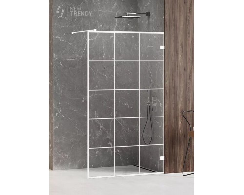 Душевое ограждение NEW TRENDY AVEXA WHITE 140x200 EXK-2989 (белый) Elit-san.ru