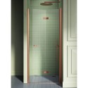 Дверь в нишу NEW TRENDY NEW SOLEO COPPER BRUSHED R 100x195 D-0506A (брашированная медь)