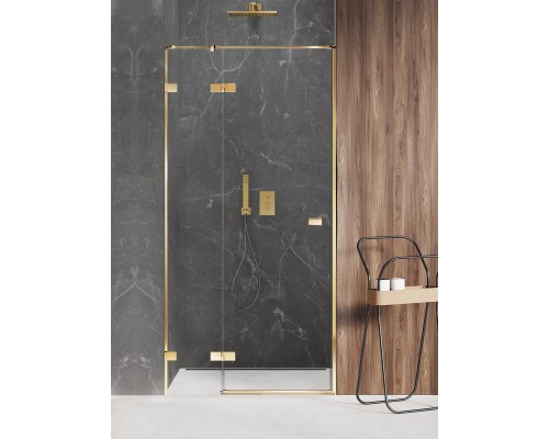 купить Дверь в нишу NEW TRENDY AVEXA GOLD SHINE L 90x200 EXK-1632 (золото) в магазине сантехники Elit-san.ru Дверь в нишу NEW TRENDY AVEXA GOLD SHINE L 90x200 EXK-1632 (золото) Elit-san.ru