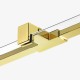 Дверь в нишу NEW TRENDY AVEXA GOLD SHINE L 90x200 EXK-1632 (золото) Elit-san.ru