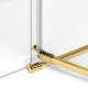 Дверь в нишу NEW TRENDY AVEXA GOLD SHINE L 90x200 EXK-1632 (золото) Elit-san.ru