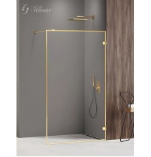 Душевое ограждение NEW TRENDY AVEXA GOLD SHINE 110x200 EXK-2162 (золото)