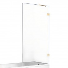 Шторка для ванны NEW TRENDY AVEXA GOLD SHINE 90x150 EXK-2174 (золото)