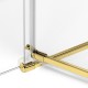 Душевое ограждение NEW TRENDY AVEXA GOLD BRUSHED R 100x120x200 EXK-3057 (брашированное золото) Elit-san.ru