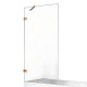 Шторка для ванны NEW TRENDY AVEXA COPPER BRUSHED 100x150 EXK-3807 (брашированная медь) Elit-san.ru
