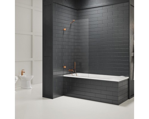 приобрести Шторка для ванны NEW TRENDY AVEXA COPPER BRUSHED 100x150 EXK-3807 (брашированная медь) в магазине сантехники Elit-san.ru Шторка для ванны NEW TRENDY AVEXA COPPER BRUSHED 100x150 EXK-3807 (брашированная медь) Elit-san.ru
