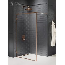 Душевое ограждение NEW TRENDY AVEXA COPPER BRUSHED 140x200 EXK-4324 (брашированная медь)