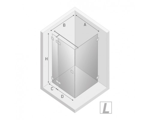заказать Душевое ограждение NEW TRENDY EVENTA L 80x90x200 EXK-4470 (хром) в магазине сантехники Elit-san.ru Душевое ограждение NEW TRENDY EVENTA L 80x90x200 EXK-4470 (хром) Elit-san.ru