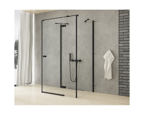 купить Душевое ограждение NEW TRENDY REFLEXA BLACK L 100x90x200 EXK-5025 (черный) в магазине сантехники Elit-san.ru Душевое ограждение NEW TRENDY REFLEXA BLACK L 100x90x200 EXK-5025 (черный) Elit-san.ru
