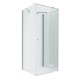 Душевое ограждение NEW TRENDY REFLEXA R 100x100x200 EXK-5218 (хром) Elit-san.ru
