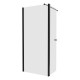 Душевое ограждение NEW TRENDY NEW SOLEO BLACK 70x195 K-0778 (черный) Elit-san.ru