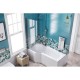 Шторка для ванны Excellent Be Spot 75 см, профиль хром, левая, KAEX.2309.750.LE Elit-san.ru