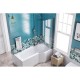 Шторка для ванны Excellent Be Spot 75 см, профиль хром, правая, KAEX.2309.750.PR Elit-san.ru