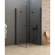 Душевое ограждение NEW TRENDY NEW SOLEO BLACK складные 2D 100x90x195 D-0236A/D-0239A (черный) Elit-san.ru