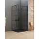 Душевое ограждение NEW TRENDY NEW SOLEO BLACK R 90x90x195 D-0290A/D-0121B (черный) Elit-san.ru