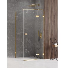 Душевое ограждение NEW TRENDY AVEXA GOLD SHINE P 100x120x200 EXK-1679 (золото)