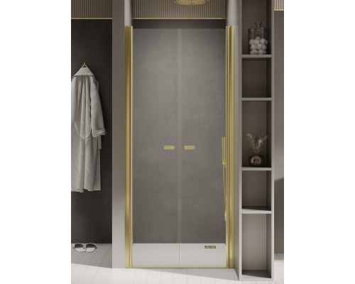 Дверь в нишу NEW TRENDY NEW SOLEO LIGHT GOLD 90x195 D-0456A (светлое золото) Elit-san.ru