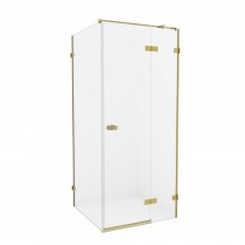 Душевое ограждение NEW TRENDY AVEXA GOLD BRUSHED 80x80x200 EXK-1731 (брашированное золото)