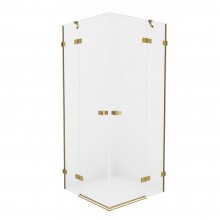Душевое ограждение NEW TRENDY AVEXA GOLD BRUSHED 120x120x200 EXK-1791 (брашированное золото)