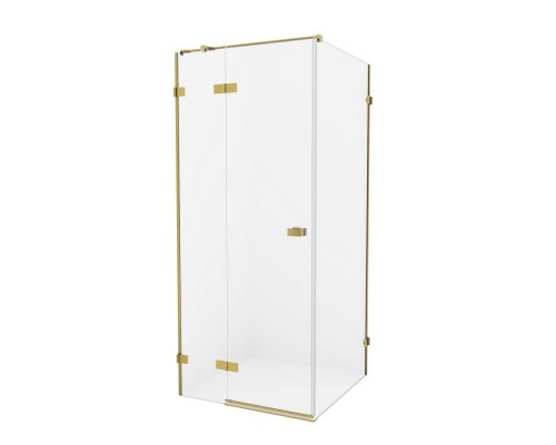 Душевое ограждение NEW TRENDY AVEXA GOLD BRUSHED 110x120x200 EXK-1874 (брашированное золото) Elit-san.ru