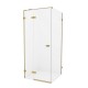 Душевое ограждение NEW TRENDY AVEXA GOLD BRUSHED 110x120x200 EXK-1874 (брашированное золото) Elit-san.ru
