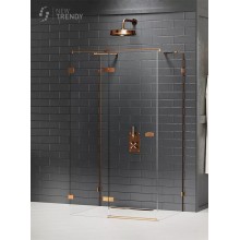 Душевое ограждение NEW TRENDY AVEXA COPPER BRUSHED L 100x90x200 EXK-3704 (брашированная медь)