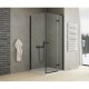Душевое ограждение NEW TRENDY REFLEXA BLACK R 90x80x200 EXK-4927 (черный) Elit-san.ru