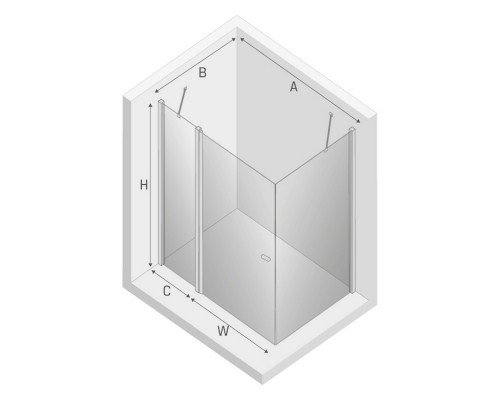 приобрести Душевое ограждение NEW TRENDY NEW SOLEO 120x120x195 K-0660 (хром) в магазине сантехники Elit-san.ru Душевое ограждение NEW TRENDY NEW SOLEO 120x120x195 K-0660 (хром) Elit-san.ru
