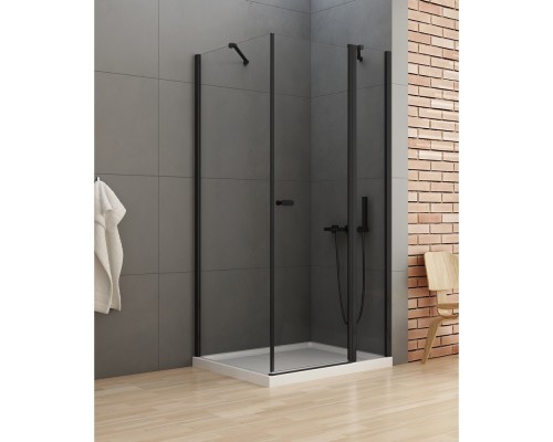 заказать Душевое ограждение NEW TRENDY NEW SOLEO BLACK 110x70x195 K-0685 (черный) в магазине сантехники Elit-san.ru Душевое ограждение NEW TRENDY NEW SOLEO BLACK 110x70x195 K-0685 (черный) Elit-san.ru