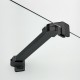 Шторка для ванны NEW TRENDY NEW SOLEO BLACK 50x140 P-0077 (черный) Elit-san.ru