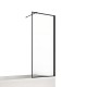 Шторка для ванны NEW TRENDY NEW SOLEO BLACK 60x140 P-0093-WP (черный) Elit-san.ru