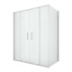 Душевое ограждение NEW TRENDY NEW CORRINA 150x90x195 D-0184A/D-0079B (хром) Elit-san.ru
