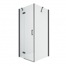 Душевое ограждение NEW TRENDY NEW RENOMA BLACK L 100x90x195 D-0205A/D-0111B (черный)