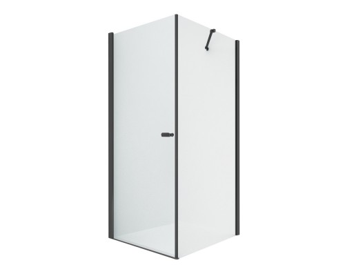 Душевое ограждение NEW TRENDY NEW SOLEO BLACK 100x70x195 D-0232A/D-0113B (черный) Elit-san.ru