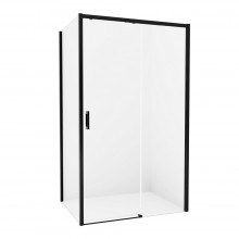 Душевое ограждение NEW TRENDY PRIME BLACK R 130x100x200 D-0323A/D-0130B (черный)