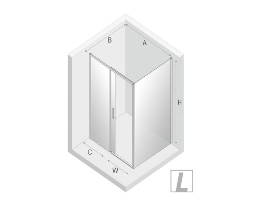 купить Душевое ограждение NEW TRENDY PRIME BLACK L 150x80x200 D-0326A/D-0128B (черный) в магазине сантехники Elit-san.ru Душевое ограждение NEW TRENDY PRIME BLACK L 150x80x200 D-0326A/D-0128B (черный) Elit-san.ru