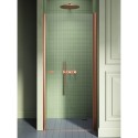 Дверь в нишу NEW TRENDY NEW SOLEO COPPER BRUSHED 80x195 D-0490A (брашированная медь)