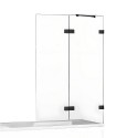 Шторка для ванны NEW TRENDY AVEXA BLACK 100x150 EXK-1983 R (черный)