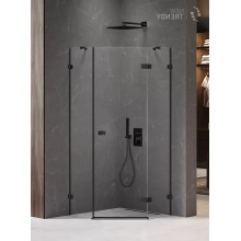 Душевое ограждение NEW TRENDY AVEXA BLACK R 80x80x200 EXK-3874 (черный)