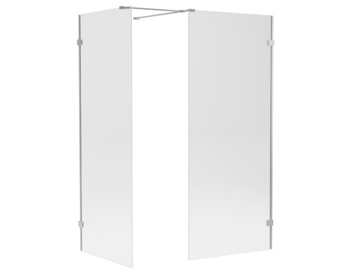 приобрести Душевое ограждение NEW TRENDY EVENTA walk-in 160x90x200 EXK-4658 (хром) в магазине сантехники Elit-san.ru Душевое ограждение NEW TRENDY EVENTA walk-in 160x90x200 EXK-4658 (хром) Elit-san.ru