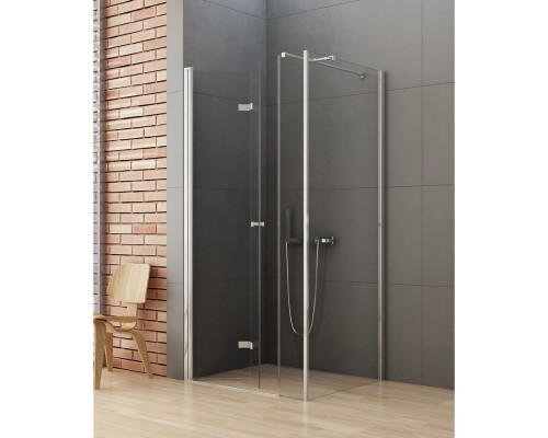 заказать Душевое ограждение NEW TRENDY NEW SOLEO PLUS складные двери L 100x70x195 K-0619 (хром) в магазине сантехники Elit-san.ru Душевое ограждение NEW TRENDY NEW SOLEO PLUS складные двери L 100x70x195 K-0619 (хром) Elit-san.ru