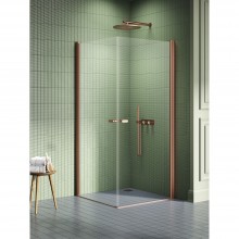 Душевое ограждение NEW TRENDY NEW SOLEO COPPER BRUSHED 90x100x195 K-2015 (брашированная медь)