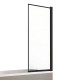 Шторка для ванны NEW TRENDY NEW SOLEO BLACK 60x140 P-0087 (черный) Elit-san.ru