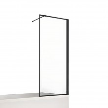 Шторка для ванны NEW TRENDY NEW SOLEO BLACK 90x140 P-0096-WP (черный)
