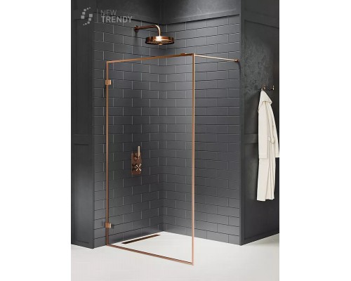 Душевое ограждение NEW TRENDY AVEXA COPPER BRUSHED 120x200 EXK-3801 (брашированная медь) Elit-san.ru