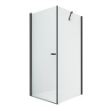 Душевое ограждение NEW TRENDY NEW SOLEO BLACK 100x120x195 D-0232A/D-0149B (черный)