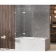 Шторка для ванны NEW TRENDY AVEXA 140x150 EXK-1962 L (хром) Elit-san.ru