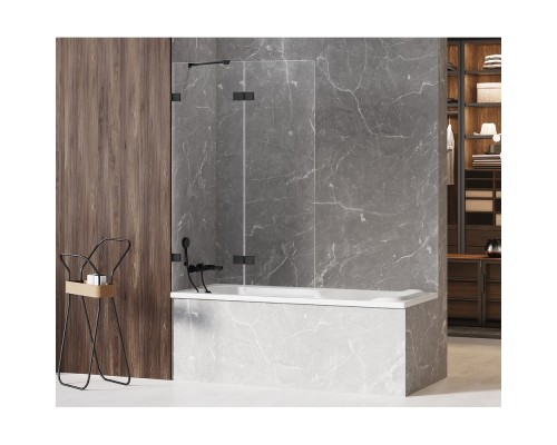 купить Шторка для ванны NEW TRENDY AVEXA BLACK 130x150 EXK-1988 L (черный) в магазине сантехники Elit-san.ru Шторка для ванны NEW TRENDY AVEXA BLACK 130x150 EXK-1988 L (черный) Elit-san.ru